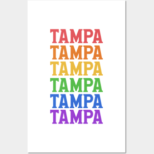 TAMPA RAINBOW CITY Posters and Art